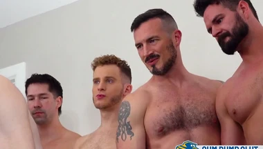 Braxton Cruz and Eddie Patrick stretch Jack Aries holes in nasty gangbang