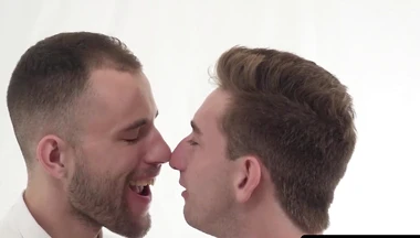 Slim priest's doggy style raw adventure with twink