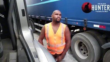 trucker crashing in the yard