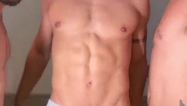 Two hot guys sharing my ass - part 1