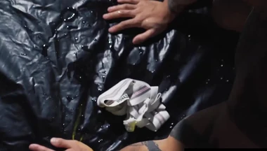 Piss soaked Yoshi Kawasaki and Nanashi enjoy deep nasty fisting action