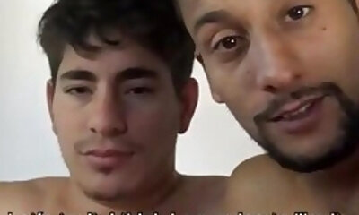 Latino takes man dick for the first time
